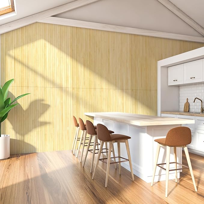 Art3d Natural Bamboo Wall Panel
