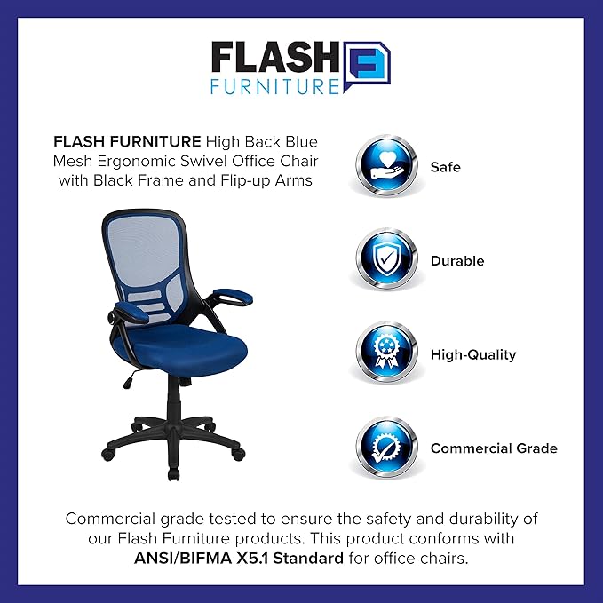 Flash Furniture Porter High-Back Swivel Office Chair