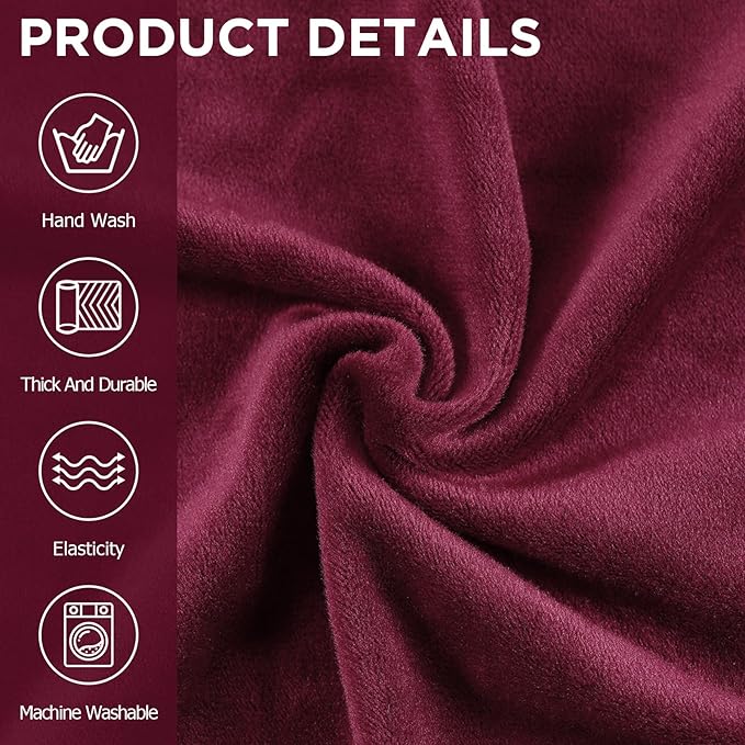 Peryiter 2 Pcs Sofa Covers Couch and Loveseat Covers Set Stretch Sofa Slipcover