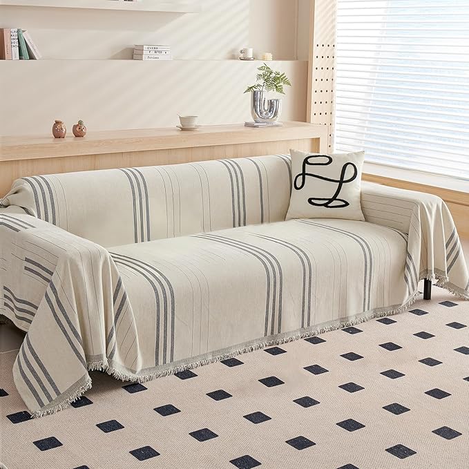 DREAMINGO Couch Cover Reversible Chenille Furniture Protector Sofa Covers
