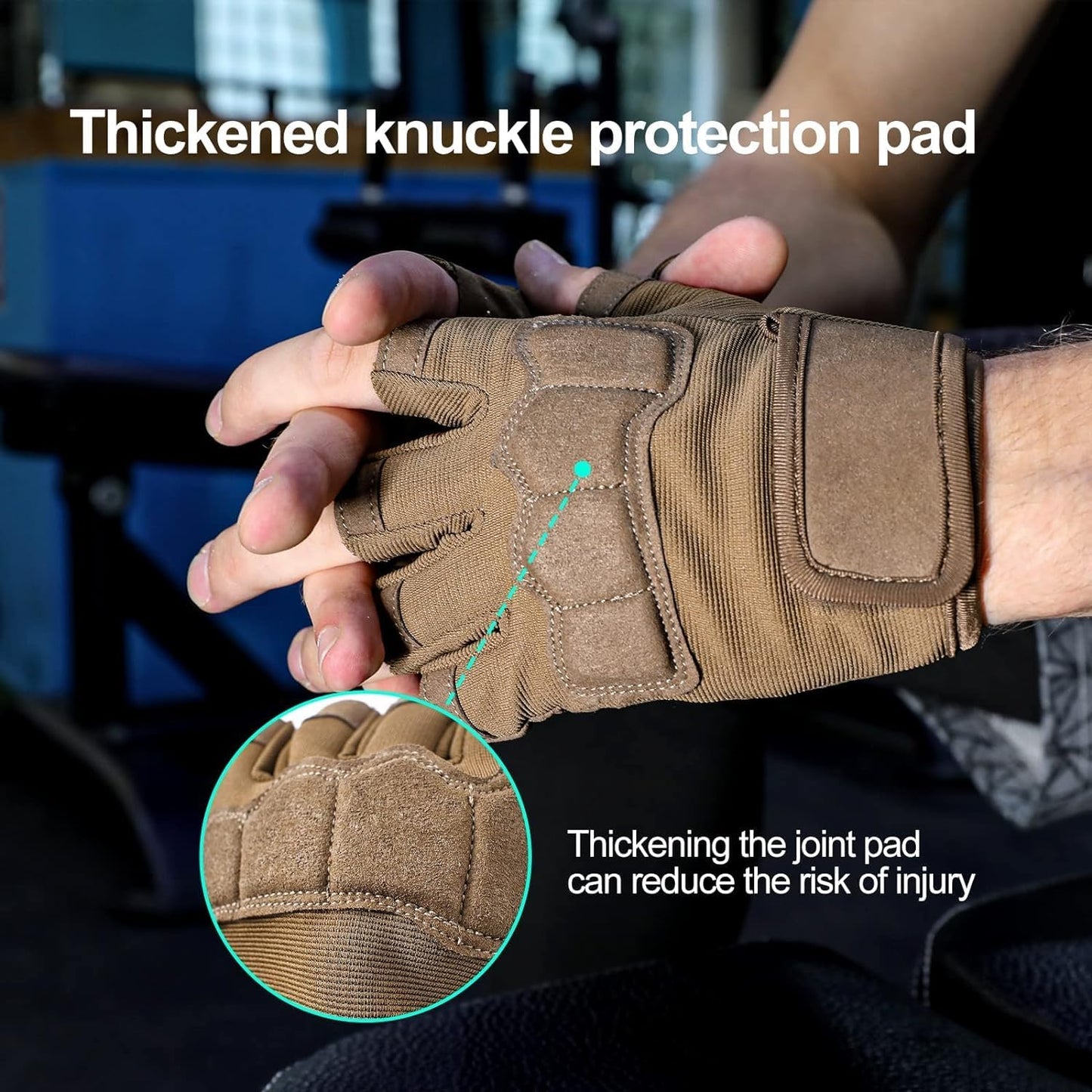 Mens Workout Gloves for Weight Lifting - Exercise Gloves for Men Women With Wrist Wrap Support, Palm Protection and Grips - Sport Daily Use