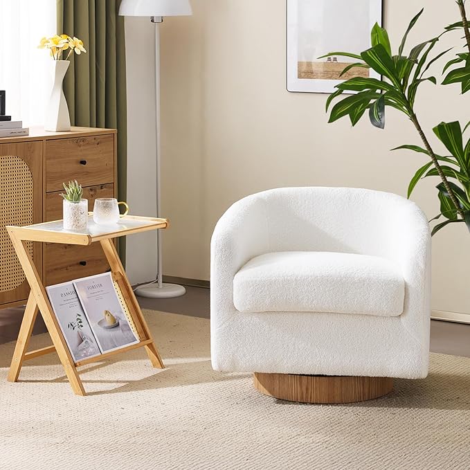 VINGLI 360°Swivel Accent Chair