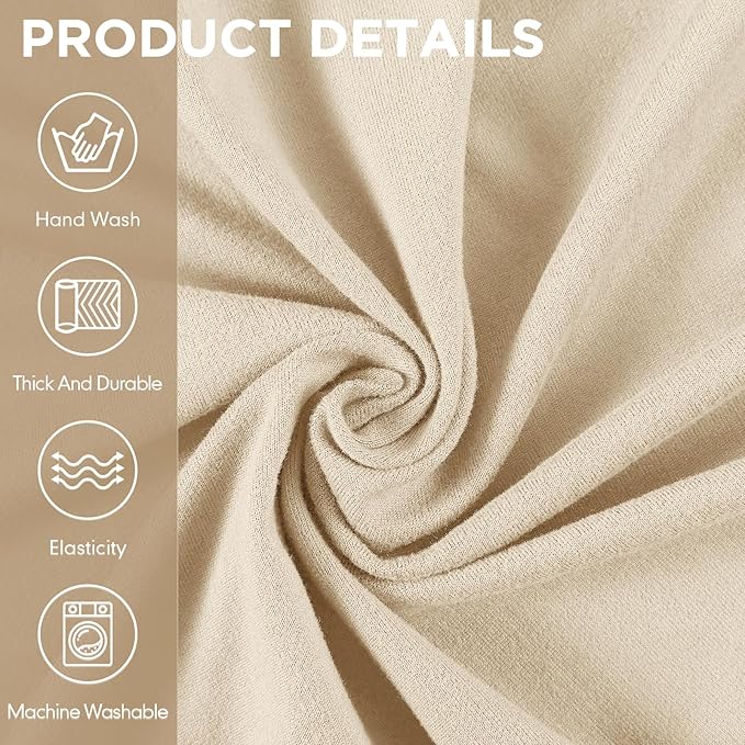 Peryiter 2 Pcs Sofa Covers Couch and Loveseat Covers Set Stretch Sofa Slipcover