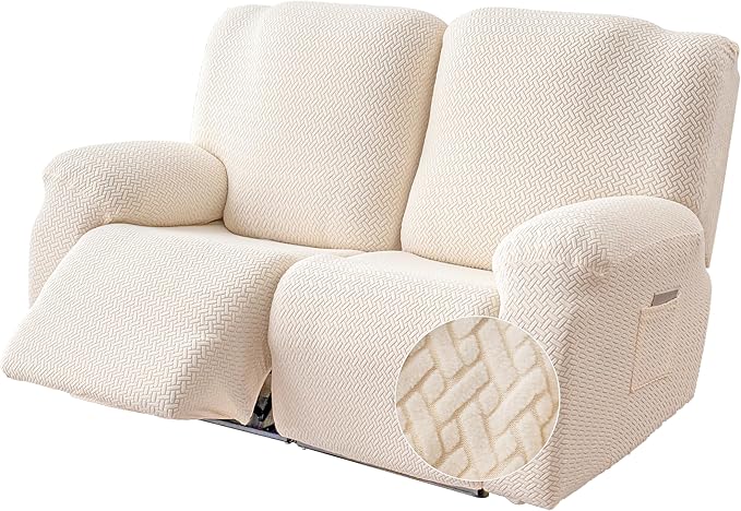 Genina Recliner Loveseat Cover Stretch Couch Covers Sofa slipcover