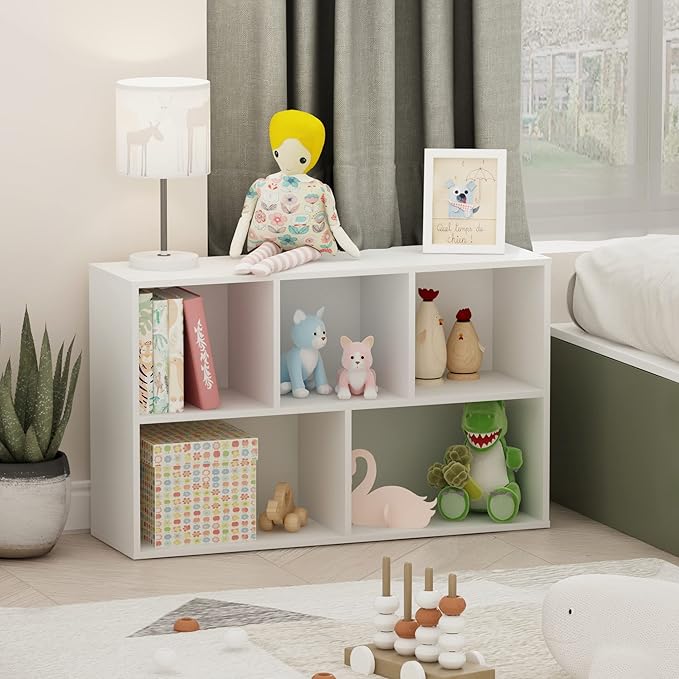Furinno Luder 5-Cube No Tool Assembly Open Shelf
