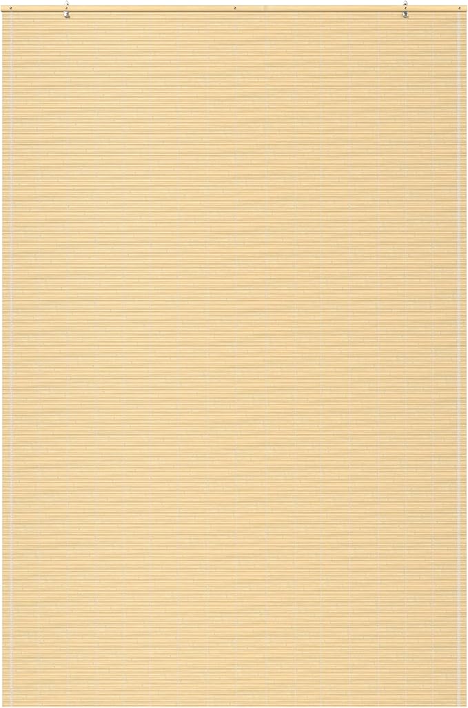Red Lantern Bamboo Cordless Window Shade