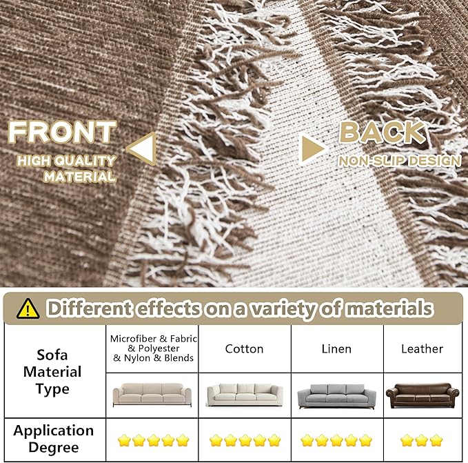 MYSKY HOME Couch Cover Sofa Covers Couch Covers