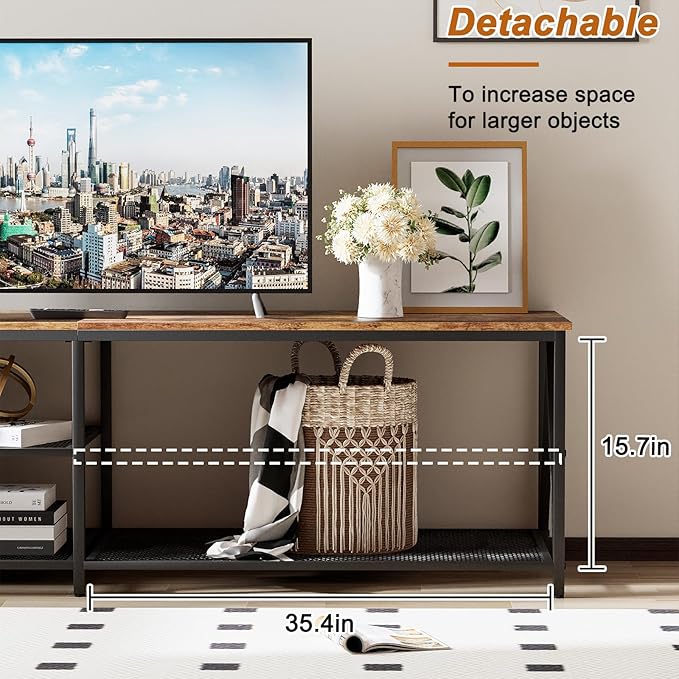 TV Stand for TVs up to 75 Inch, Entertainment Center for Living Room