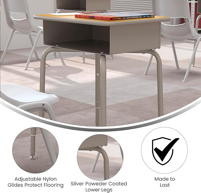 Flash Furniture Billie Student Desk