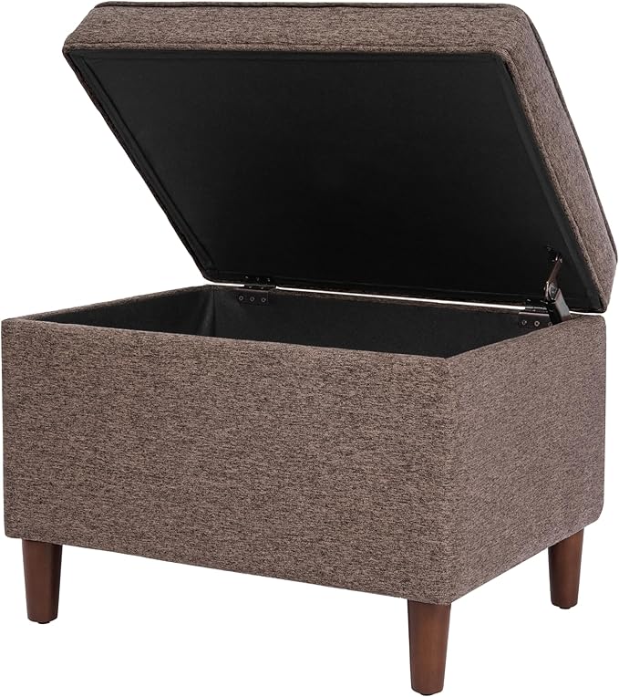 HomePop Home Decor | Dinah Collection Modern Storage Ottoman | Ottoman