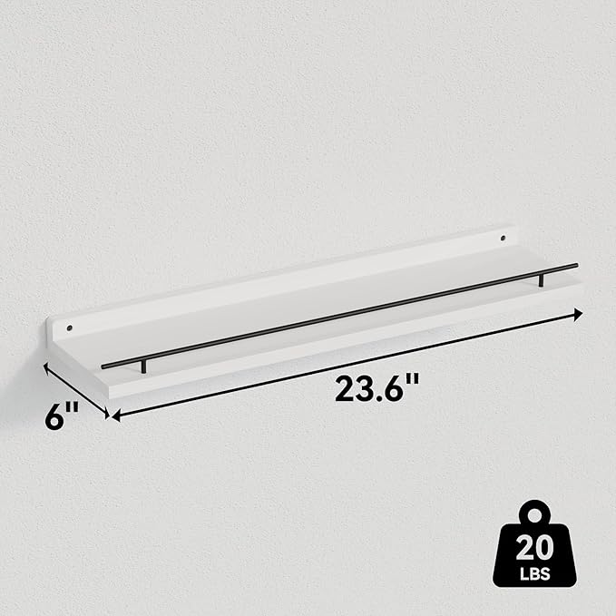 WOPITUES Floating Shelves 24 inch