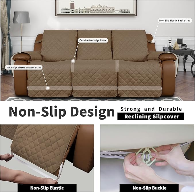 Easy-Going Recliner Sofa Cover, Reversible Couch Cover