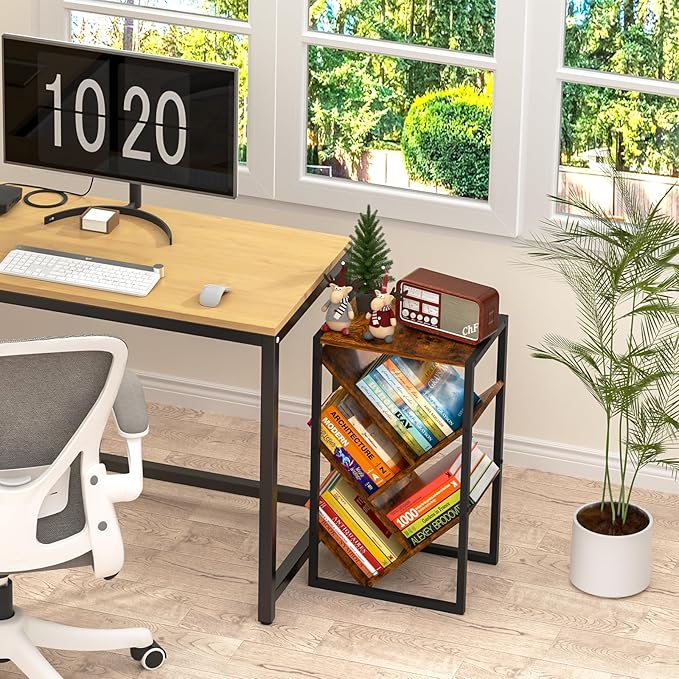 Small Bookcase - 5 Tier Tree Bookshelf