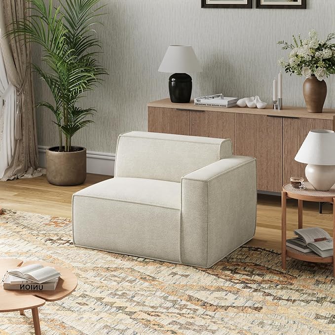 Novilla Modular Sectional Sofa, No Assembly Cloud Sectional Couch