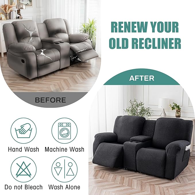 Genina Recliner Loveseat Covers