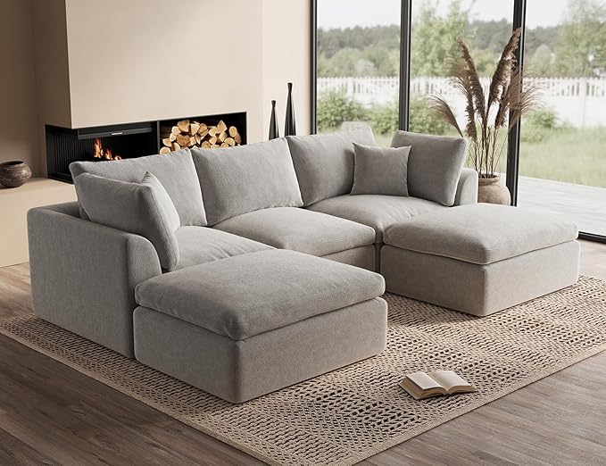 ohllob 110" Cloud Sectional Couches