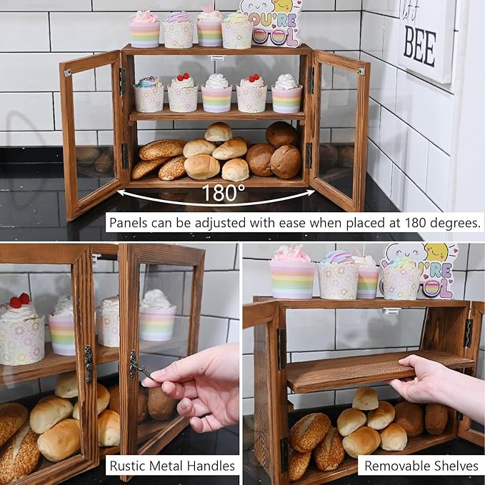 MOOCA Wood and Glass Display Case