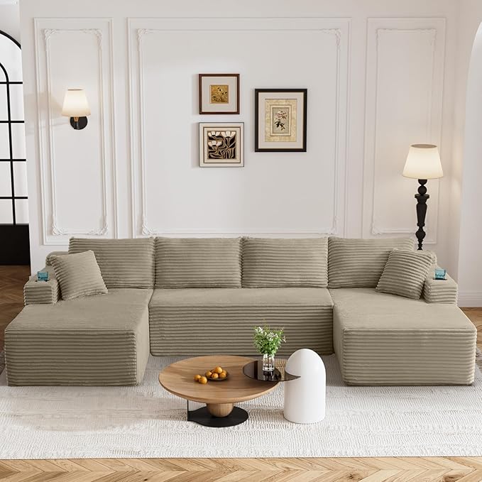 133" Oversized Cloud Boneless Sofa Couch