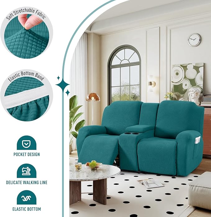 TAOCOCO Loveseat Recliner Cover