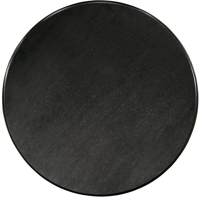 East West Furniture ANVA3-BLK-C 3 Piece Modern Dining Table Set Contains a