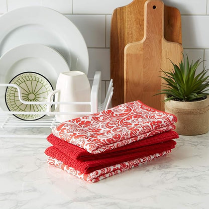 DII Cleaning Collection Multi-Purpose Microfiber, Dishtowel Set