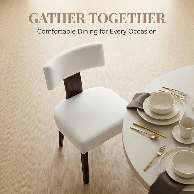 VESCASA Upholstered Farmhouse Dining Chairs