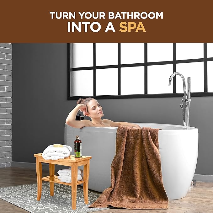 Bamboo Shower Bench