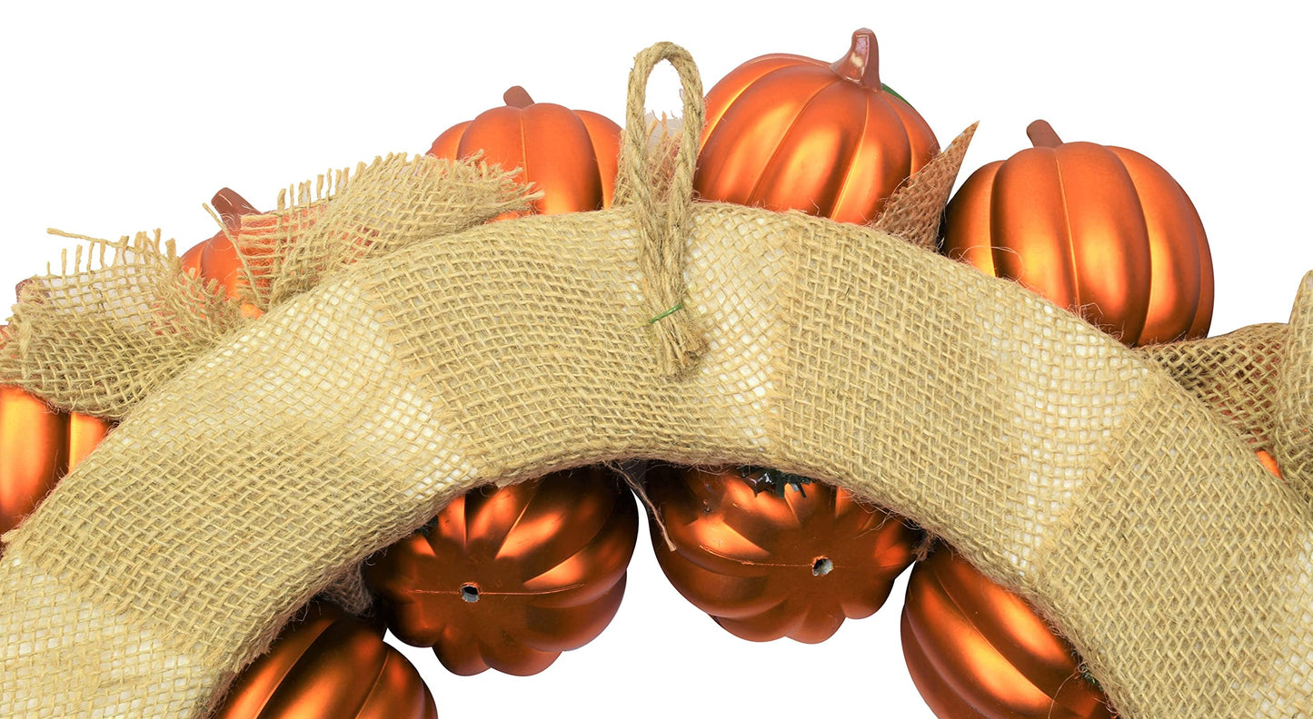 Tree Buddees Jack-O-Lantern Pumpkin Halloween Wreath Decoration