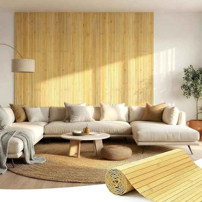 Bamboo Wall Panel, Peel and Stick wall Panels, paneles decorativos para pared