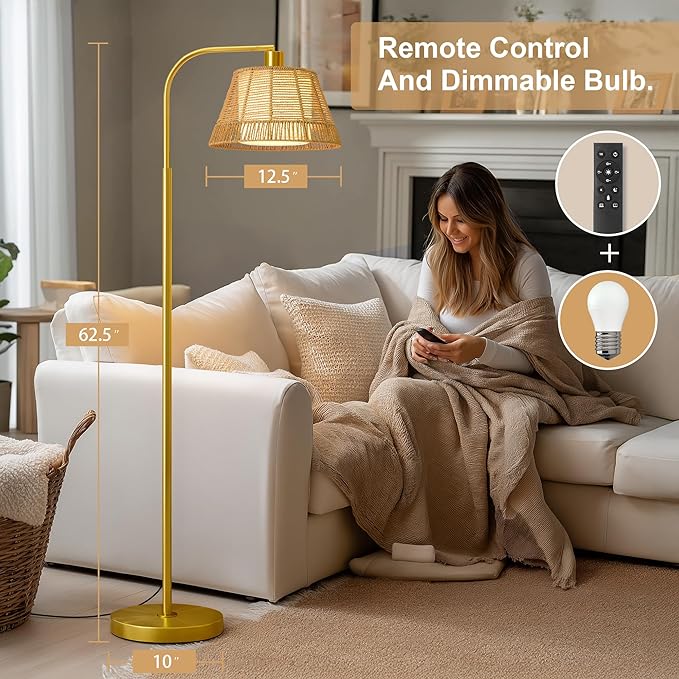Oneach Arc Floor Lamp for Living Room