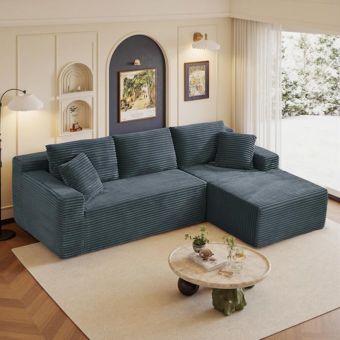 96" Sectional Couches for Living Room Cloud Couch Sofa