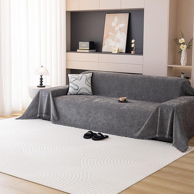 DREAMINGO Modern Minimalist Sofa Covers Washable Pet Furniture Protector Couch