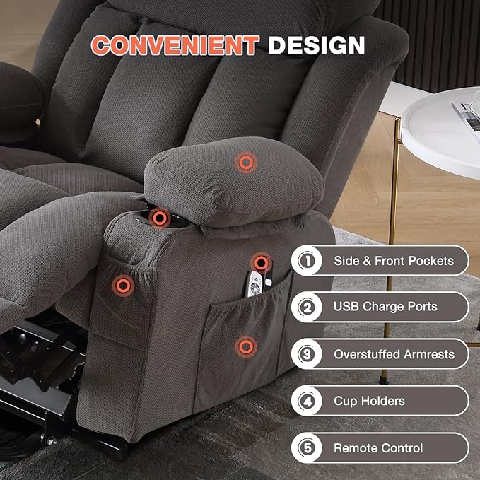 MAHOMICO Power Lift Recliner Chair