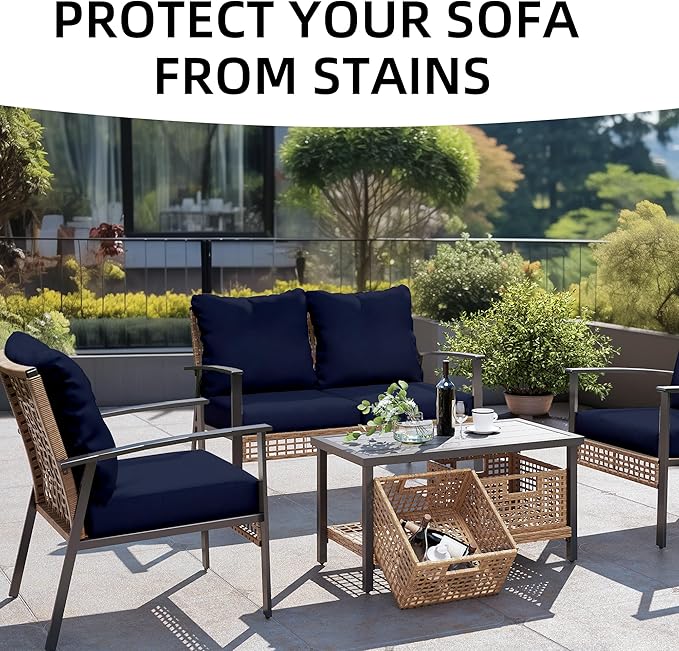 Outdoor Cushion Covers Set, Replacement