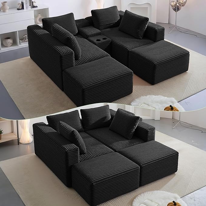 125" Oversized Sectional Couches