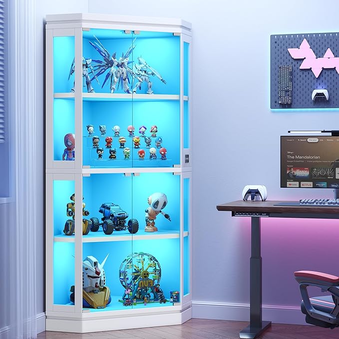 Jocoevol Corner Display Cabinet