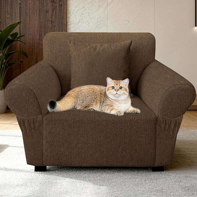 Armchair Slipcover with 1 Pillow Cover