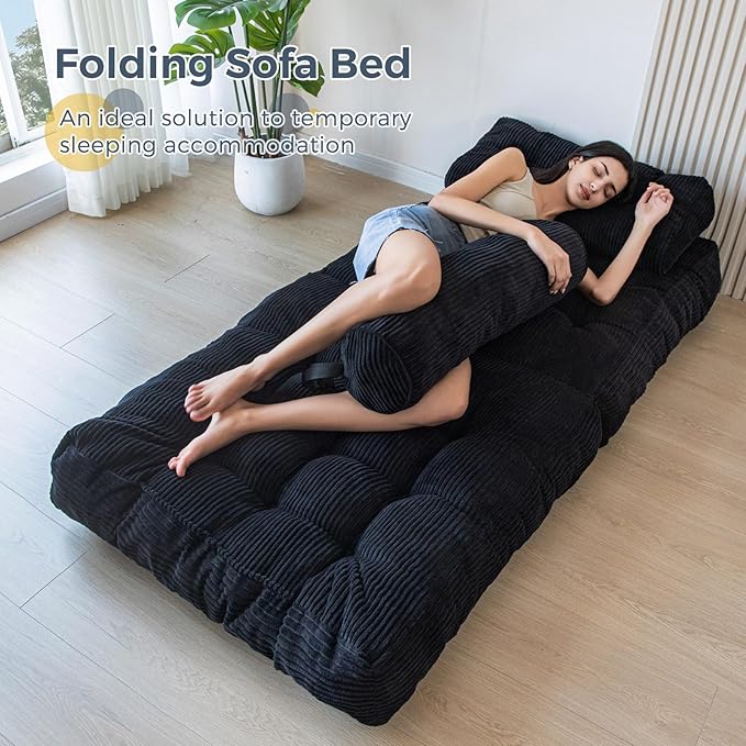 MAXYOYO Folding Sofa Bed, Convertible Sleeper Chair