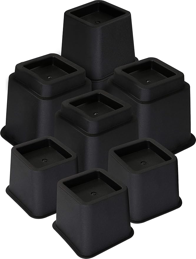 Utopia Bedding Bed Riser, 3 & 5 Inches Adjustable Furniture Risers