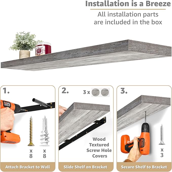 Sorbus Floating Shelves for Wall