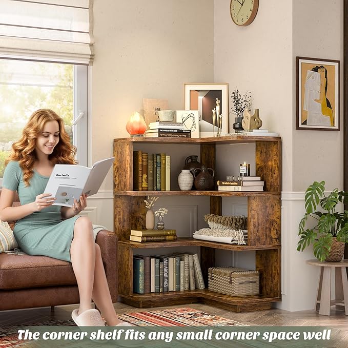 Armocity Corner Book Shelf