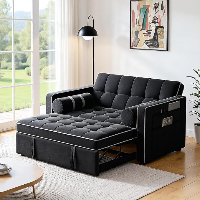 Pipishell 3 in 1 Sleeper Sofa Bed, Pull Out Couch