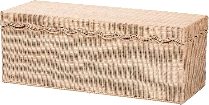Bali & pari Damita Scallop Natural Rattan Chest