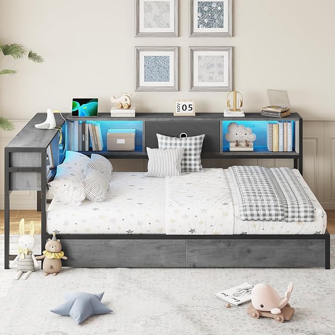 DICTAC Twin Corner Bed Frame