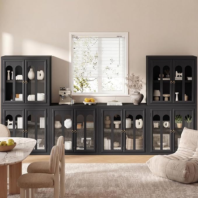 Fatmok Sideboard Buffet Cabinet Set of 4