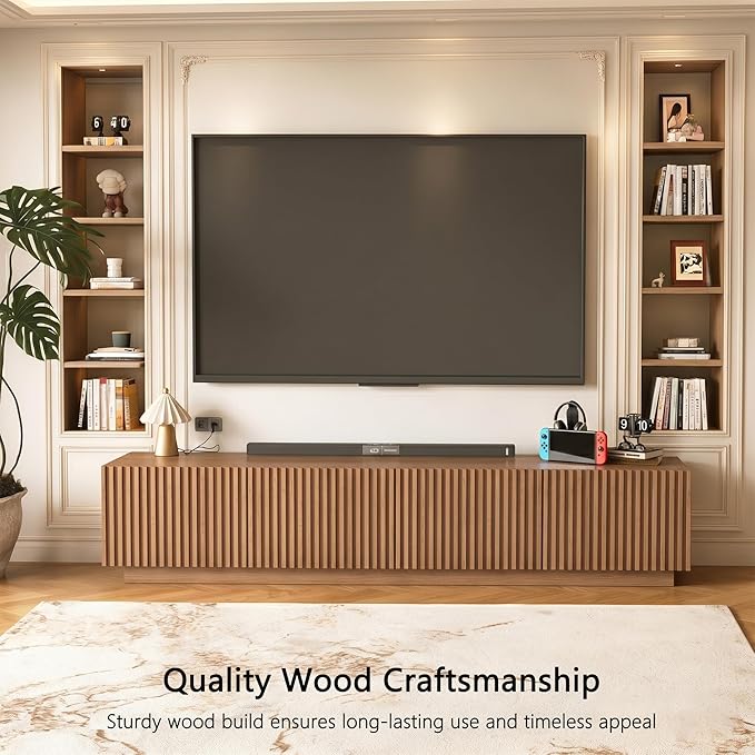 86.61" Mid-Century Modern TV Stand