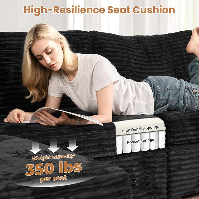 ovios 32.7 inches Ottoman Seat Module