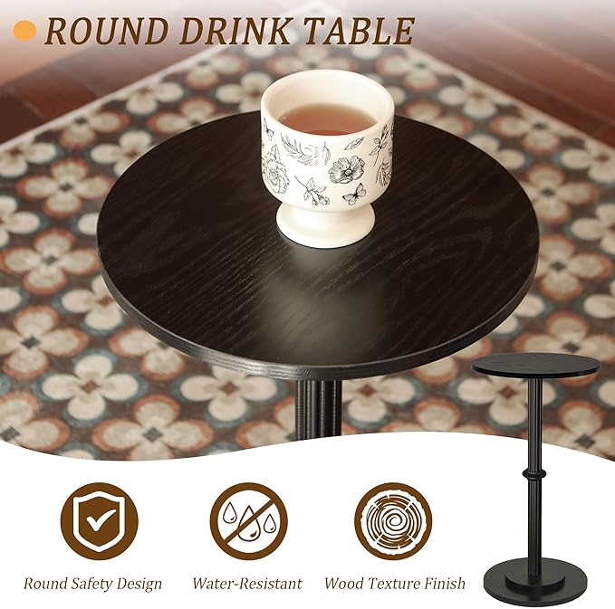 MaxSmeo Drink Table, Small Side Table
