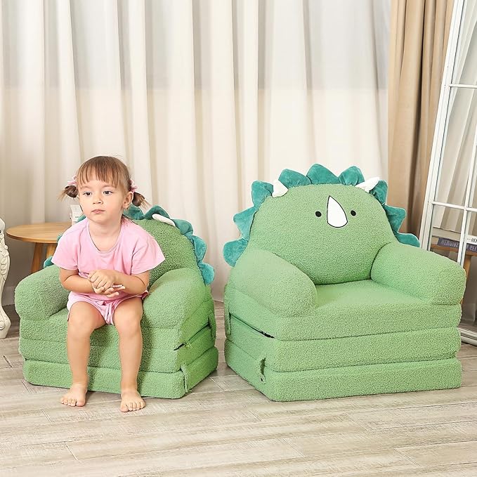 MOMCAYWEX Kids Sofa, Sherpa Couch