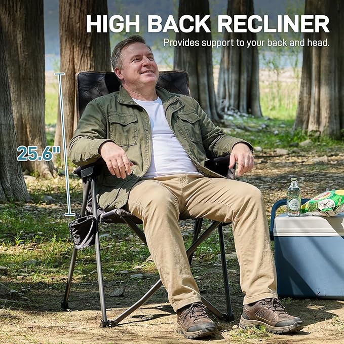 EVER ADVANCED Reclining Camping Chairs
